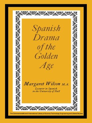 cover image of Spanish Drama of the Golden Age